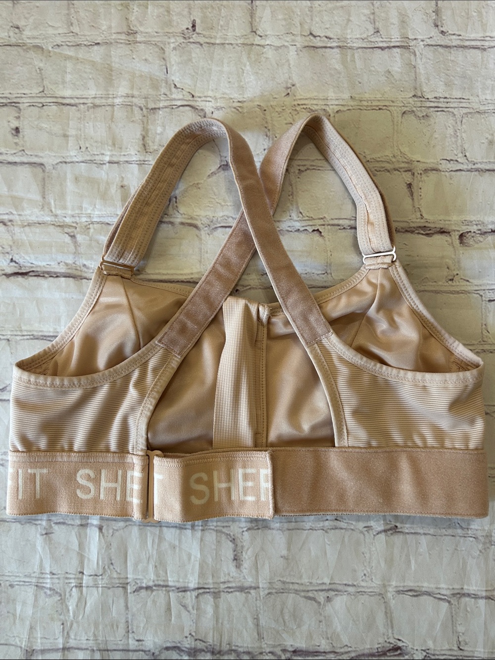 Shefit Fully Adjustable High Impact Ultimate Sports Bra Nude Size Medium NO PADS - Picture 6 of 8